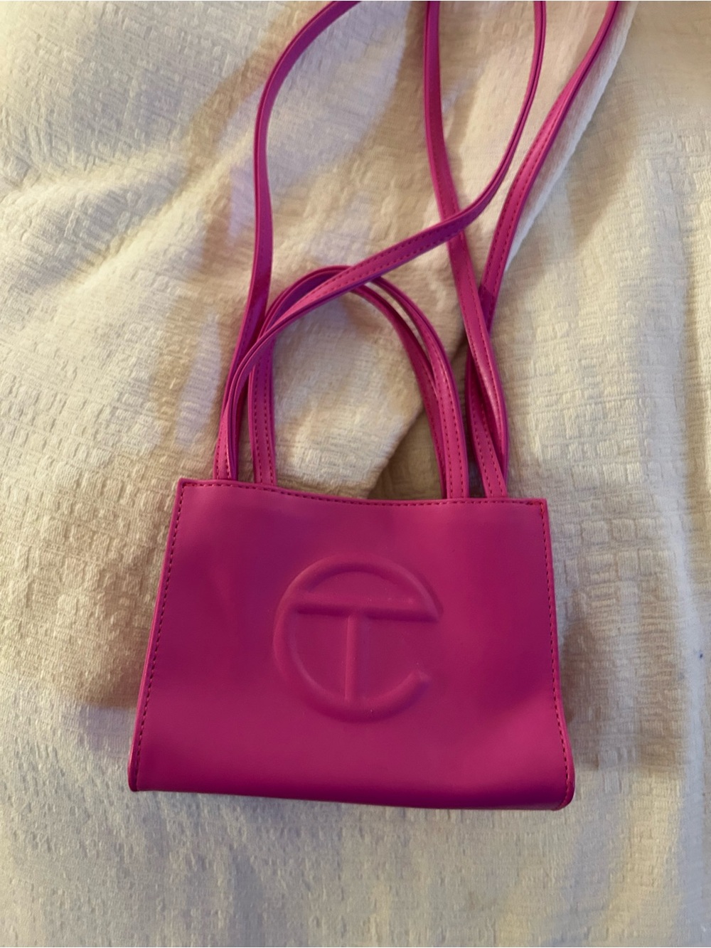 Telfar Hot Pink Small Tote Crossbody